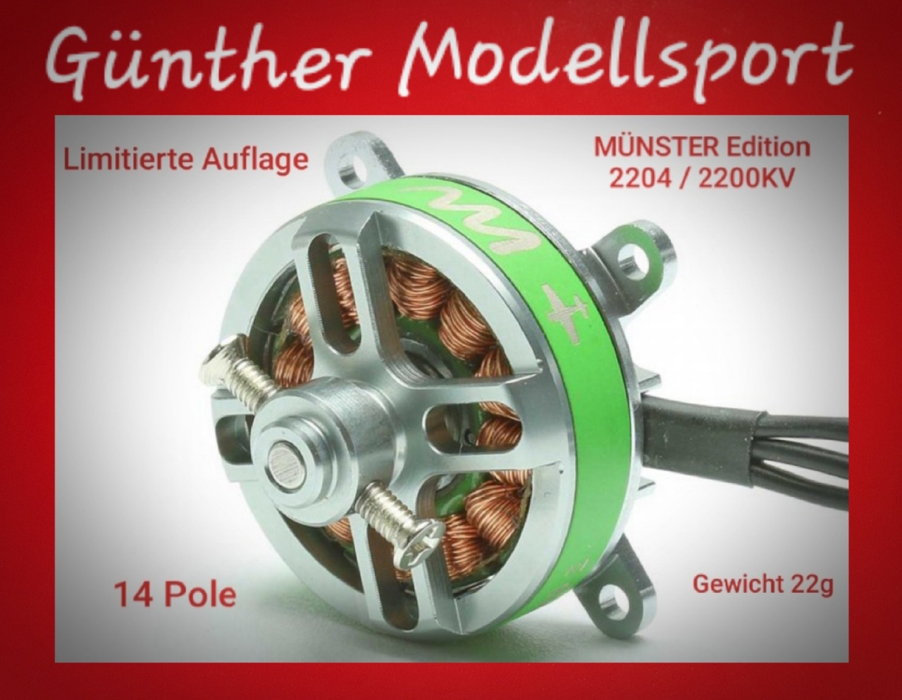 Pichler Brushless Motor PULSAR Shocky Pro M&Uuml;NSTER Edition