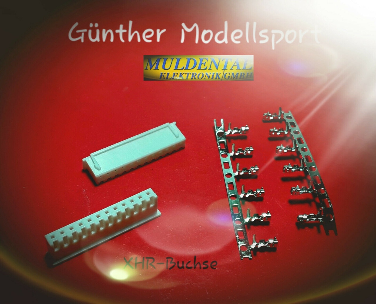 Muldental Elektronik XHR-Buchse, 12-poliger Bausatz, 2 St.,