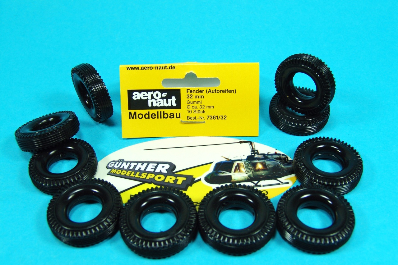 AUTOREIFEN/FENDER 32mm,Gummi,10 St&uuml;ck