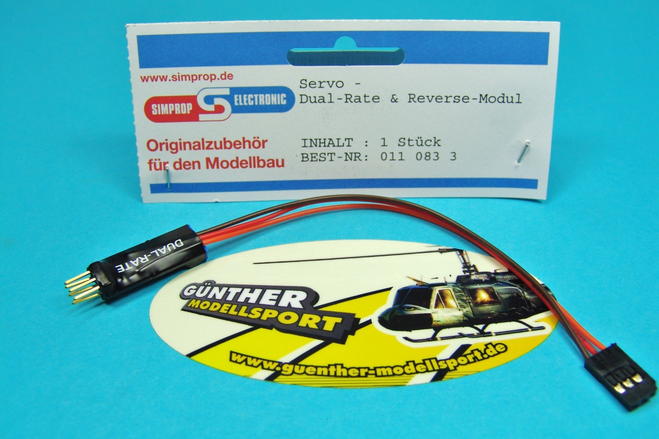Servo - Dual - Rate & Reverse - Modul  Simprop
