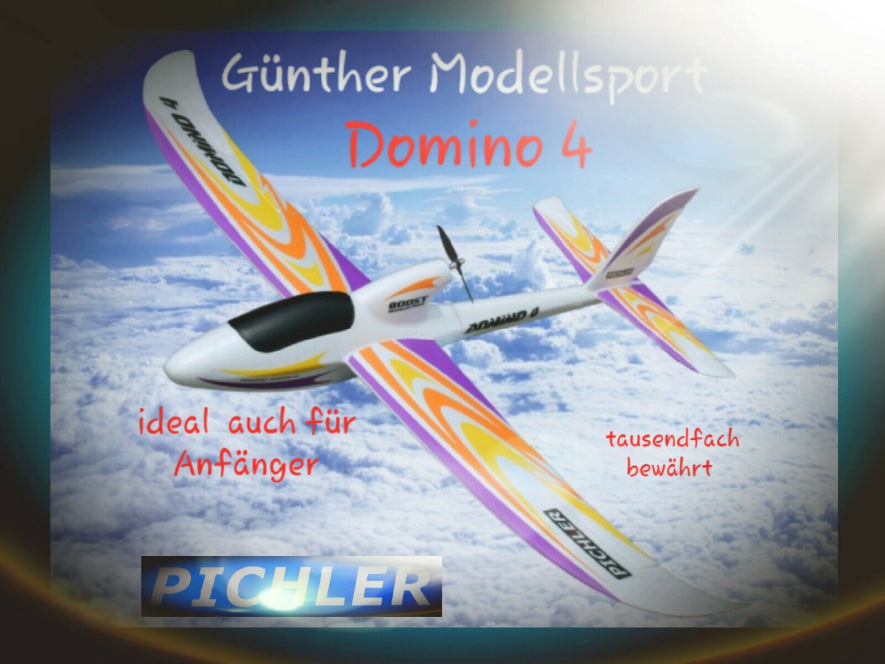 Pichler Domino 4 PNP (gelb-lila) / 1420mm, C9908