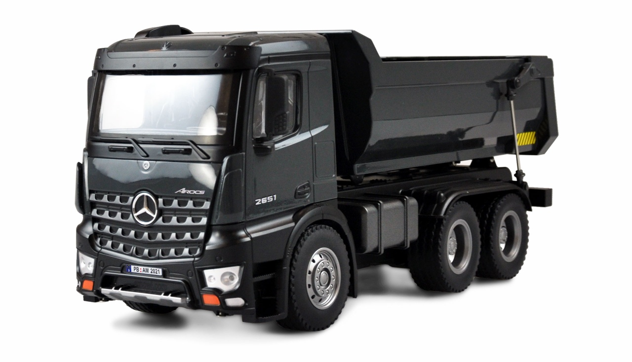 Mercedes-Benz Arocs LKW Kipper PRO Metall V2 RTR grau