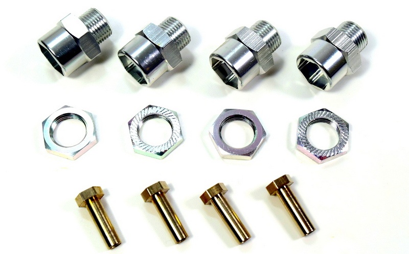 1:10 Aluminium Radadapter von 12mm auf 17mm (+15mm)