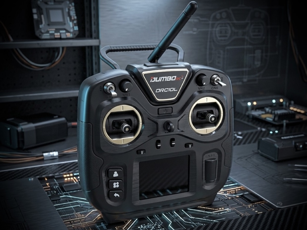 DumboRC 10-Kanal Stickfernsteuerungsset DRC10L 2.4GHz