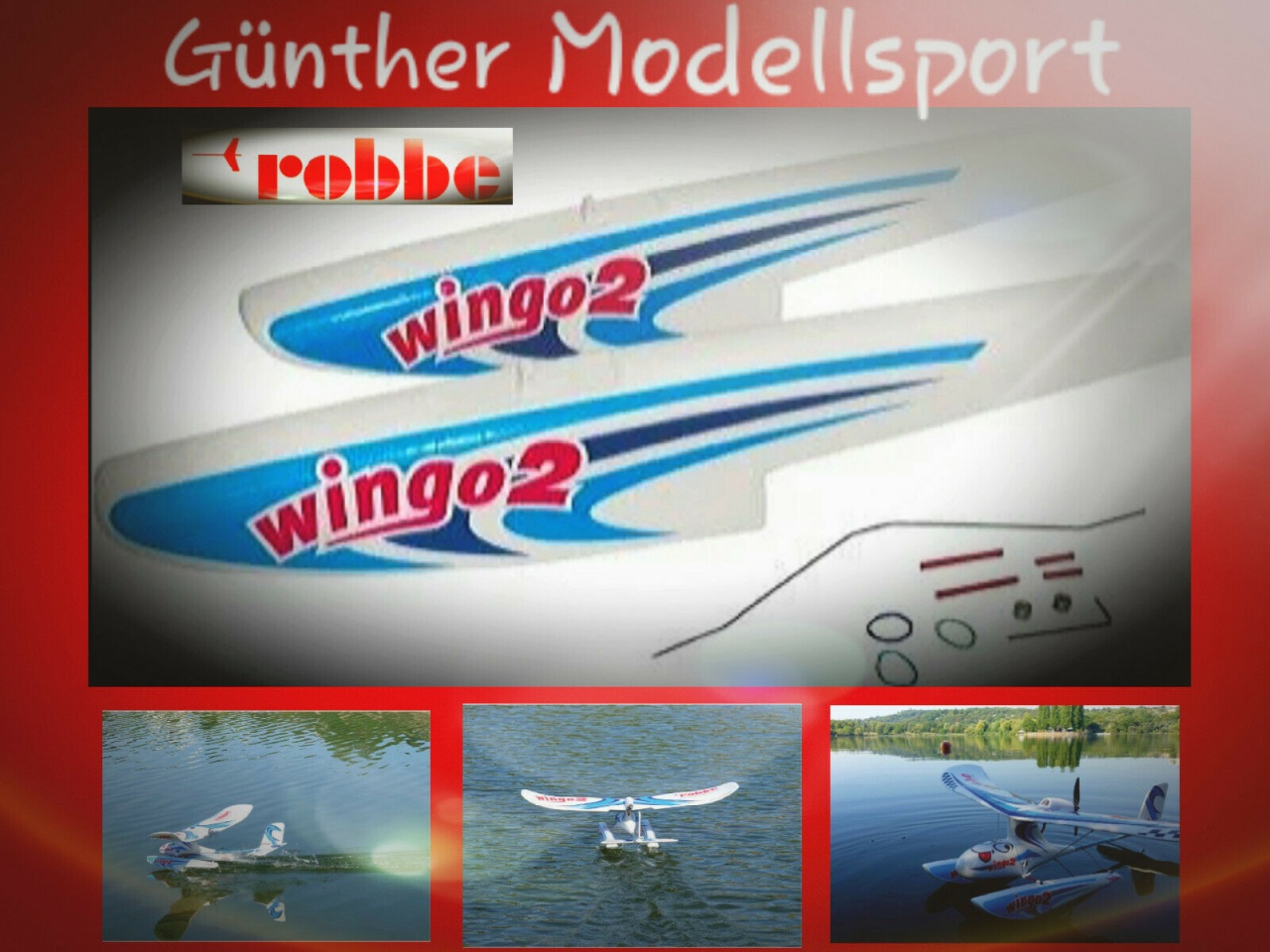 robbe Schwimmer Wingo 2 inkl.Montagematerial, 265601