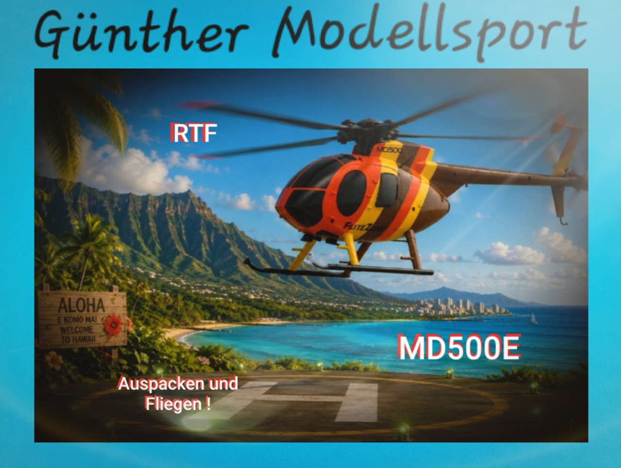 Hughes MD500E (Hawaii) RTF