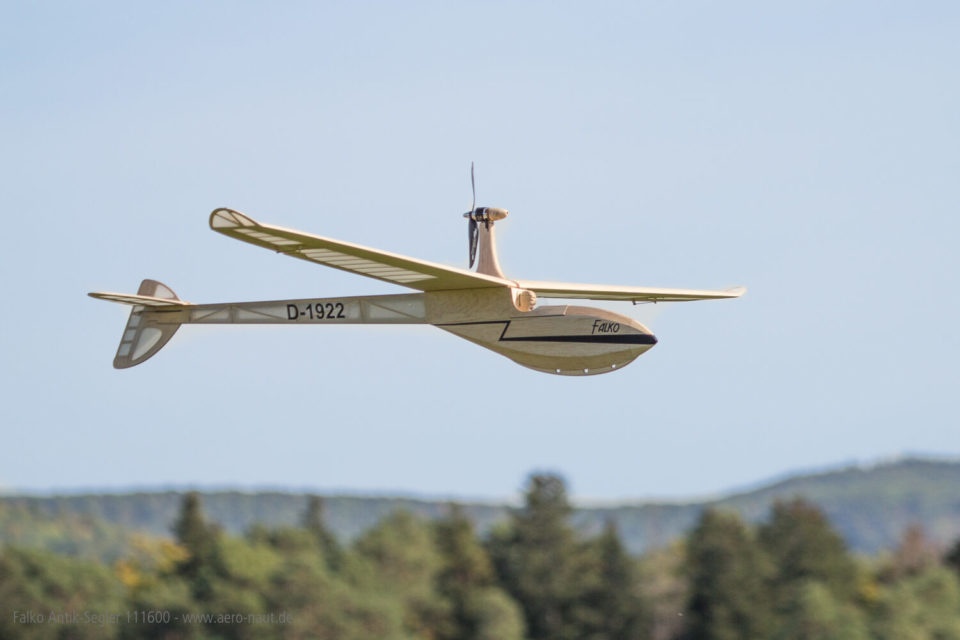 Falko Antik-Segelflugmodell, aeronaut 111600