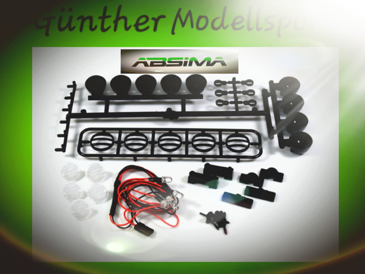 Absima Lichtleisten Set 2 Varianten, inkl. LED
