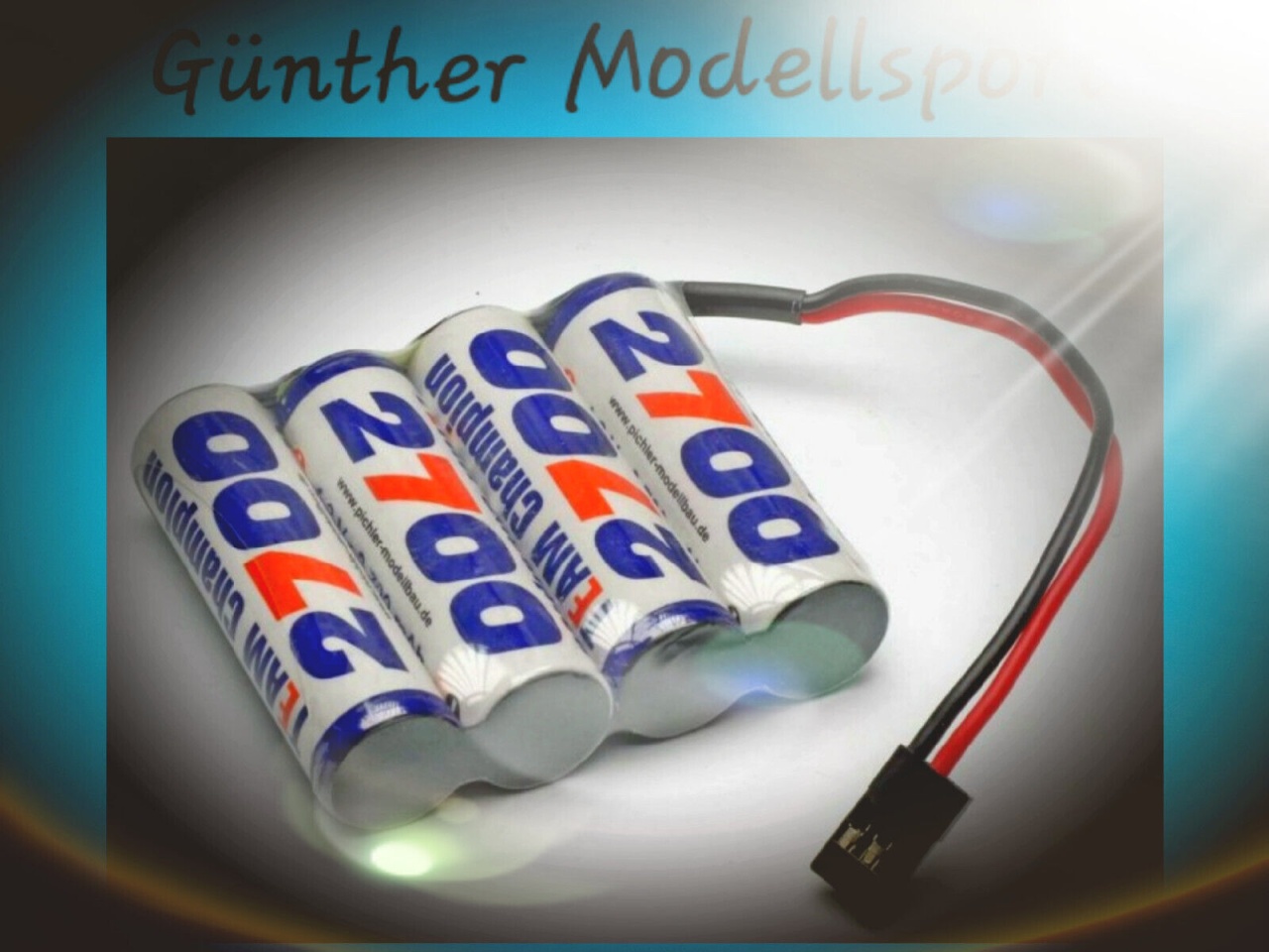 NiMH AA Empf&auml;ngerakku Team Champion 2700 - 4,8V, C9506