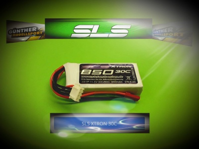 SLS XTRON 850mAh 3S1P 11,1V 30C/60C