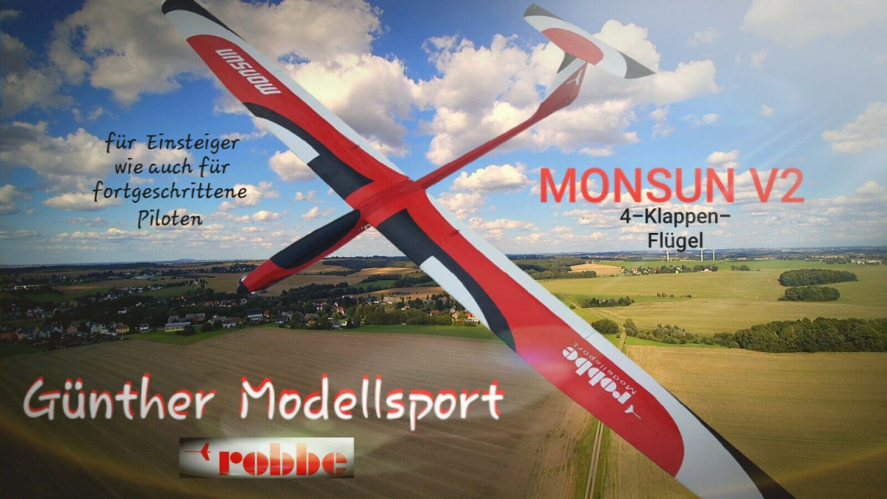 Robbe Monsun V2 ARF Styro/GfK/Abachi Fl&auml;che, 2663