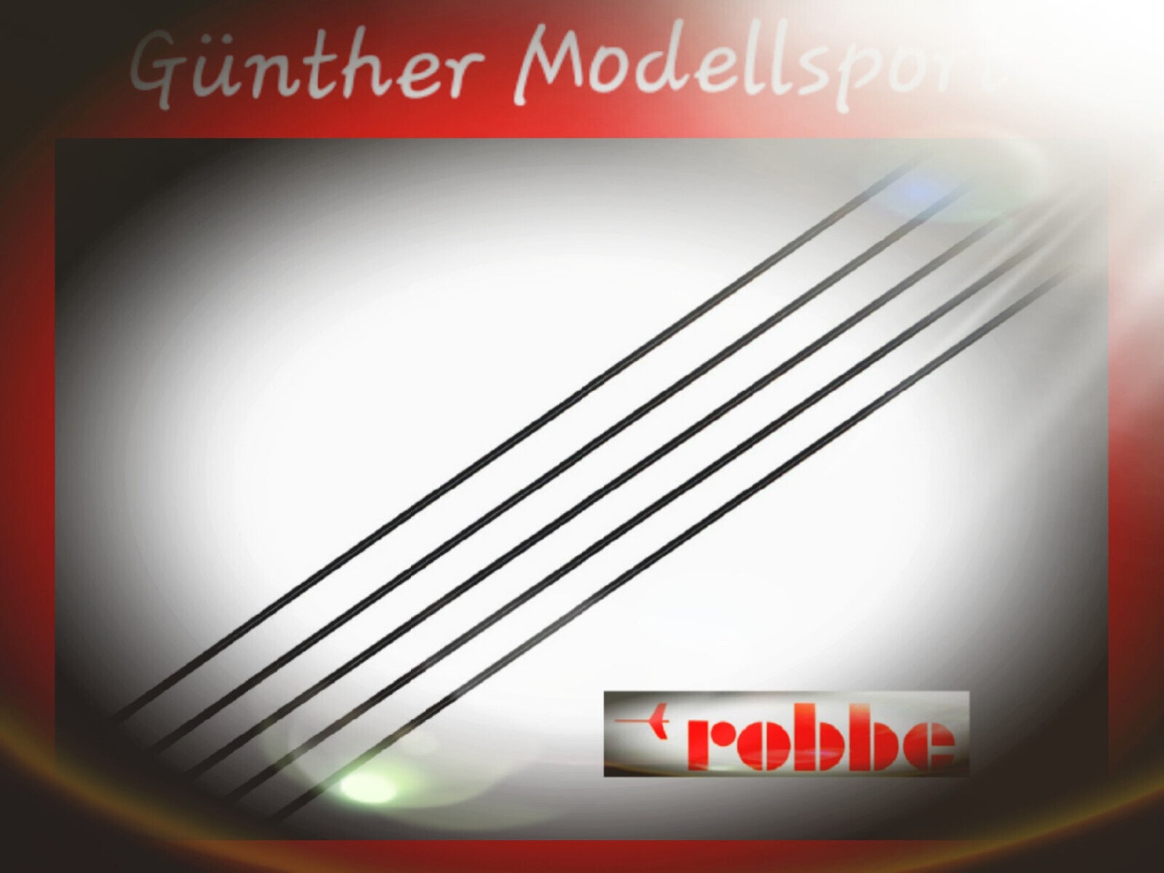 Robbe Modellsport Gestänge M2X300mm 5Stk., 56000013
