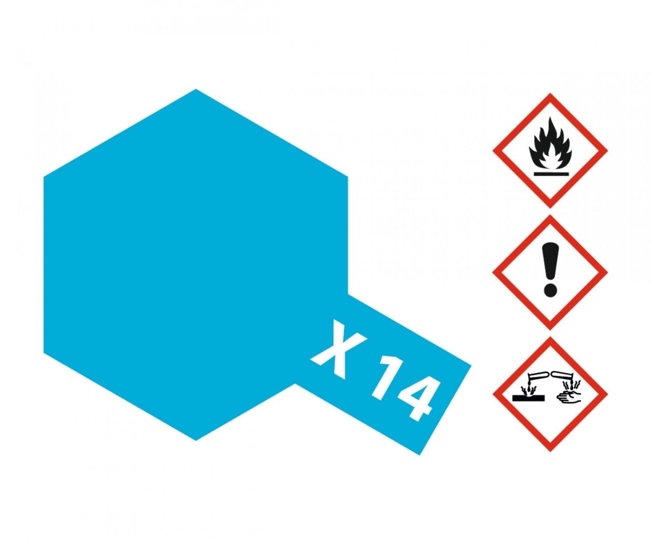 X-14 Himmelblau glänzend 10ml, 359,-EUR/1L