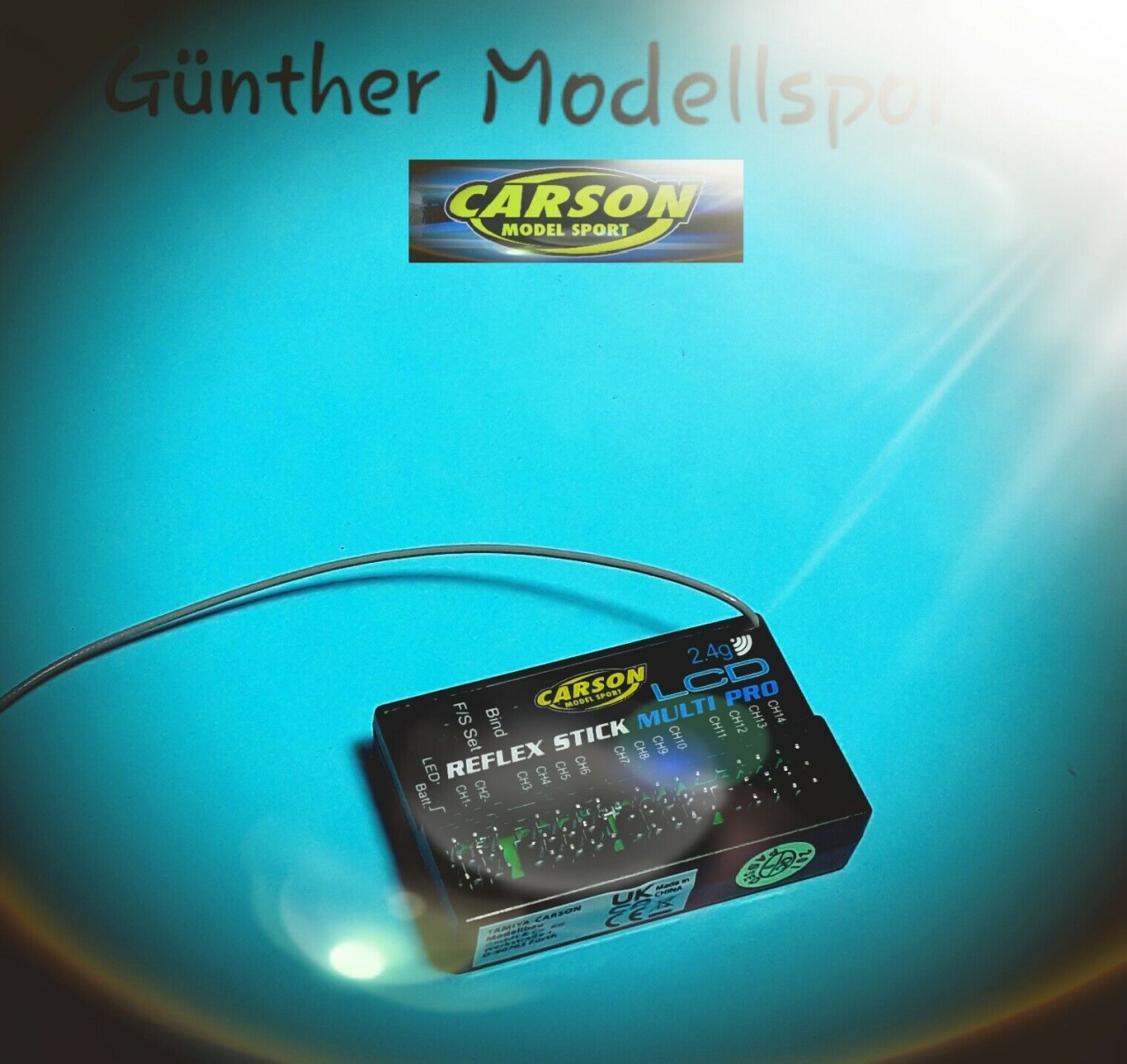 Carson Empfänger Reflex Stick Multi PRO LCD 14 Kanal,