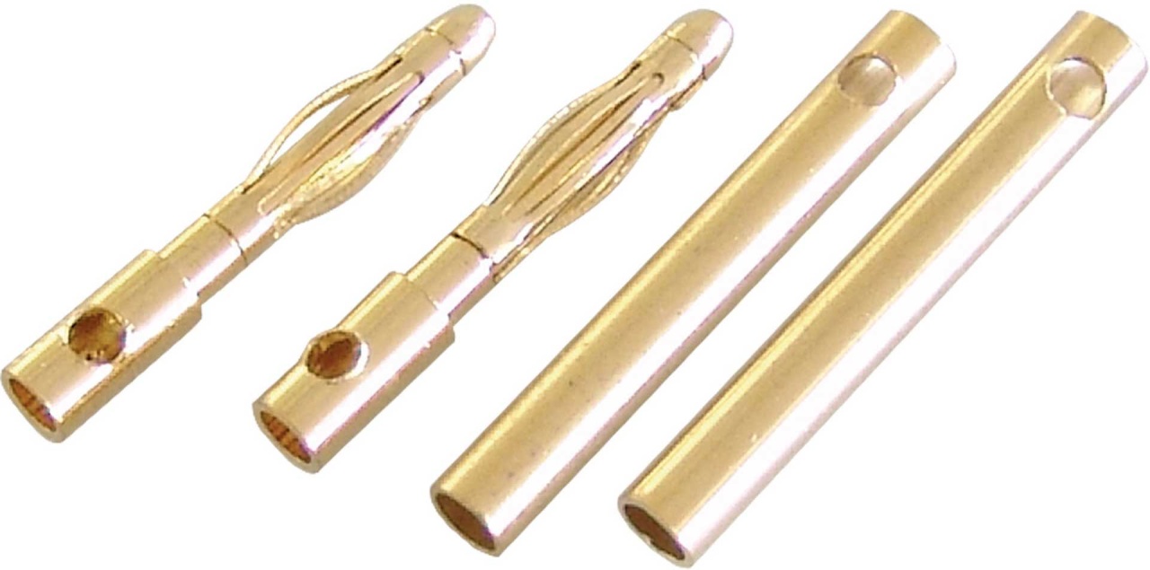 GOLDKONTAKT STECKSYSTEM 2MM 10 PAARE