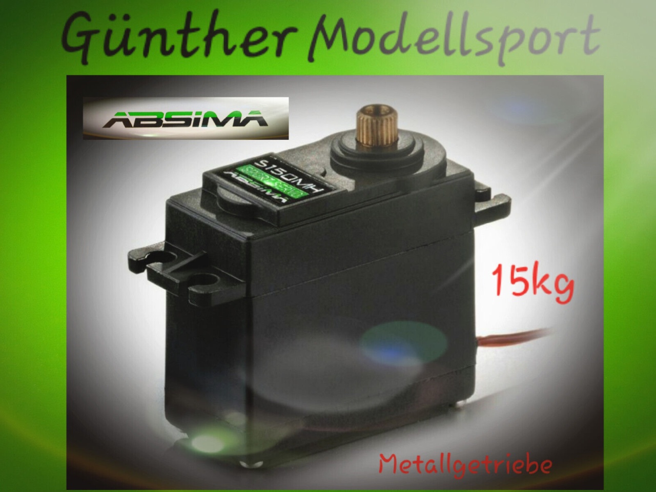 Absima Servo S150MH 15kg 25Z/JR Metallgetriebe, 2030005