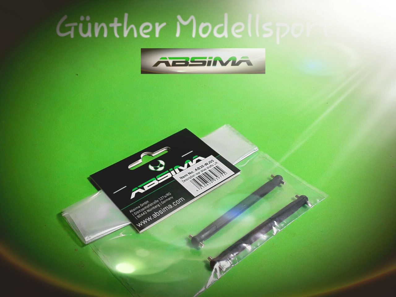 Absima 1:16 Spirit/X Truck/Racer, rear drive shafts L/R,