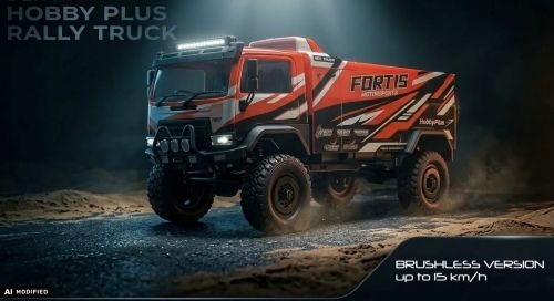 1:18 Brushless Rally Truck DKR-4 Fortis RTR - rot