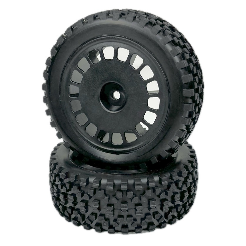 1:10 Buggy Räderset Maxi Block vorne schwarz (2)