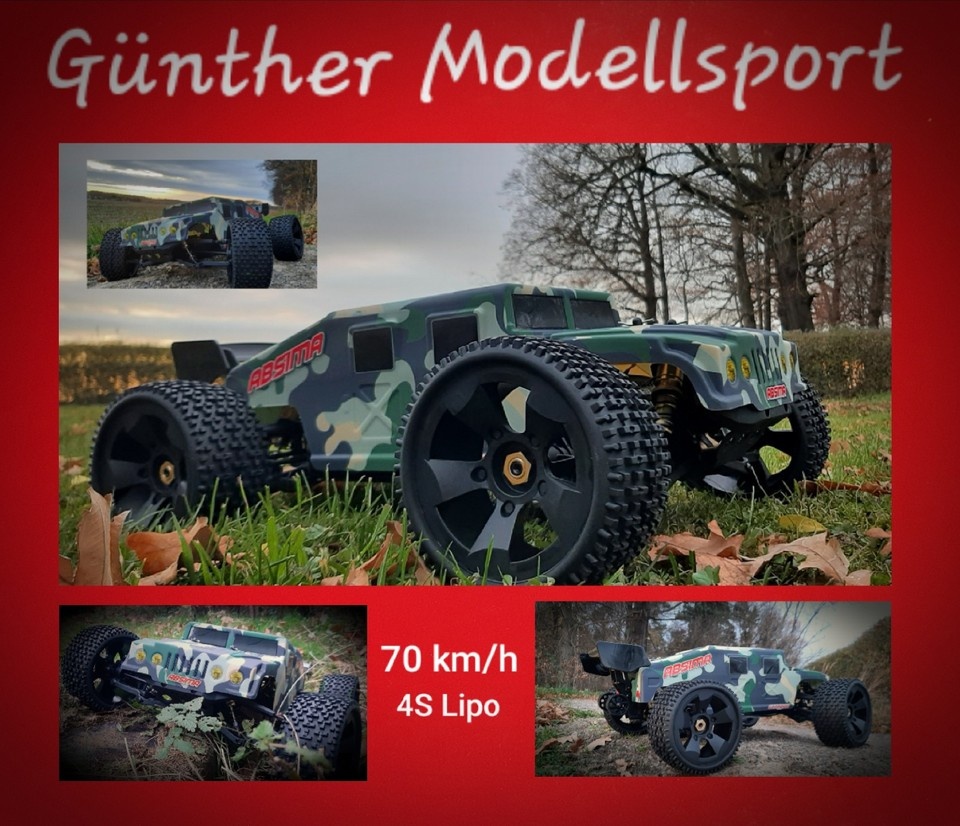 Absima 1:8 Truck GUARDIAN, green, 70km/h, 4S RTR 13103G