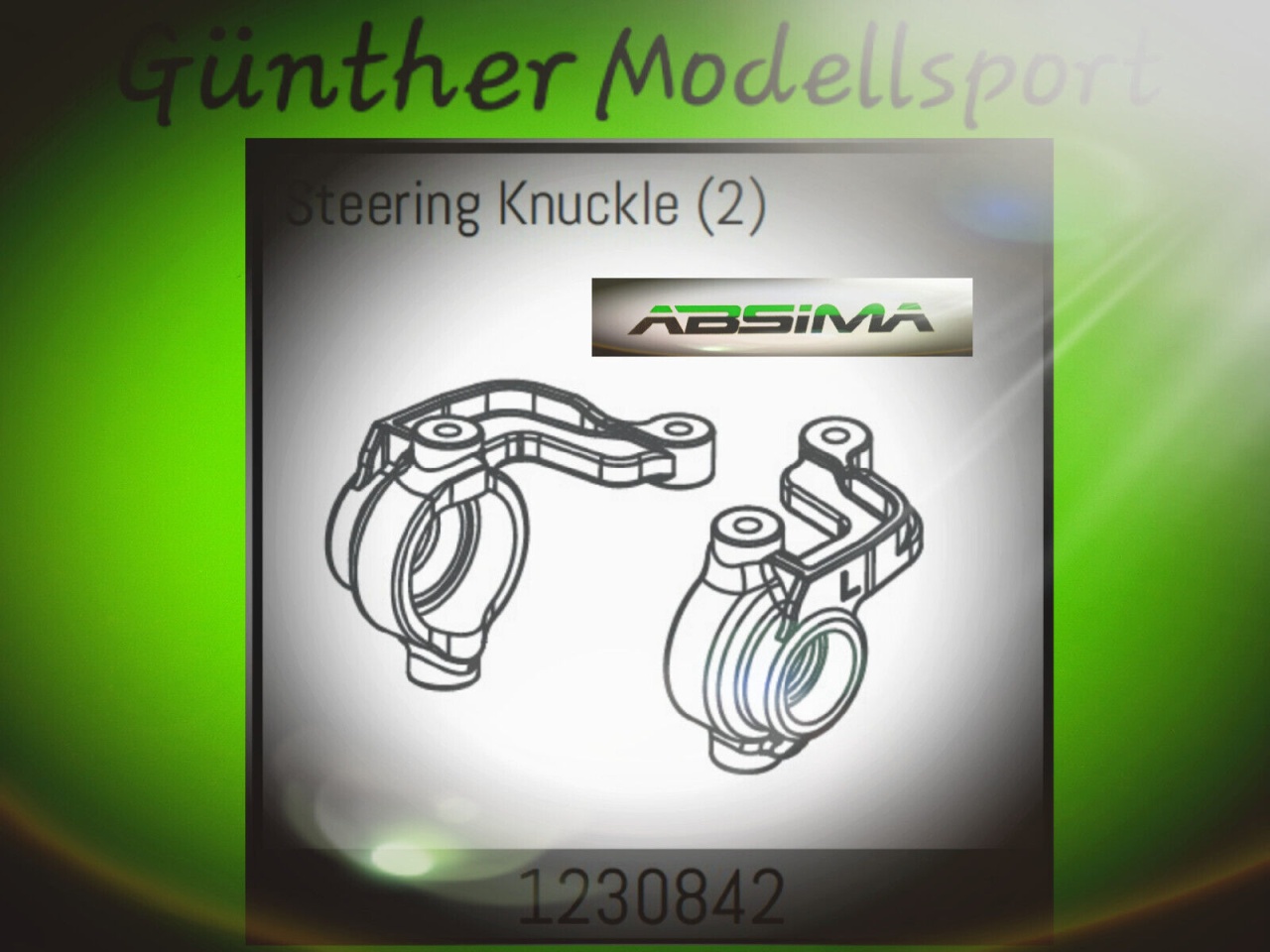 Absima Achsschenkel L/R, Desert Buggy ADB1.4 , 1230842
