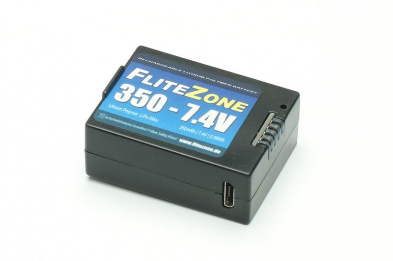 LiPo Akku FliteZone 350 - 7.4V (z.B. EC 135)