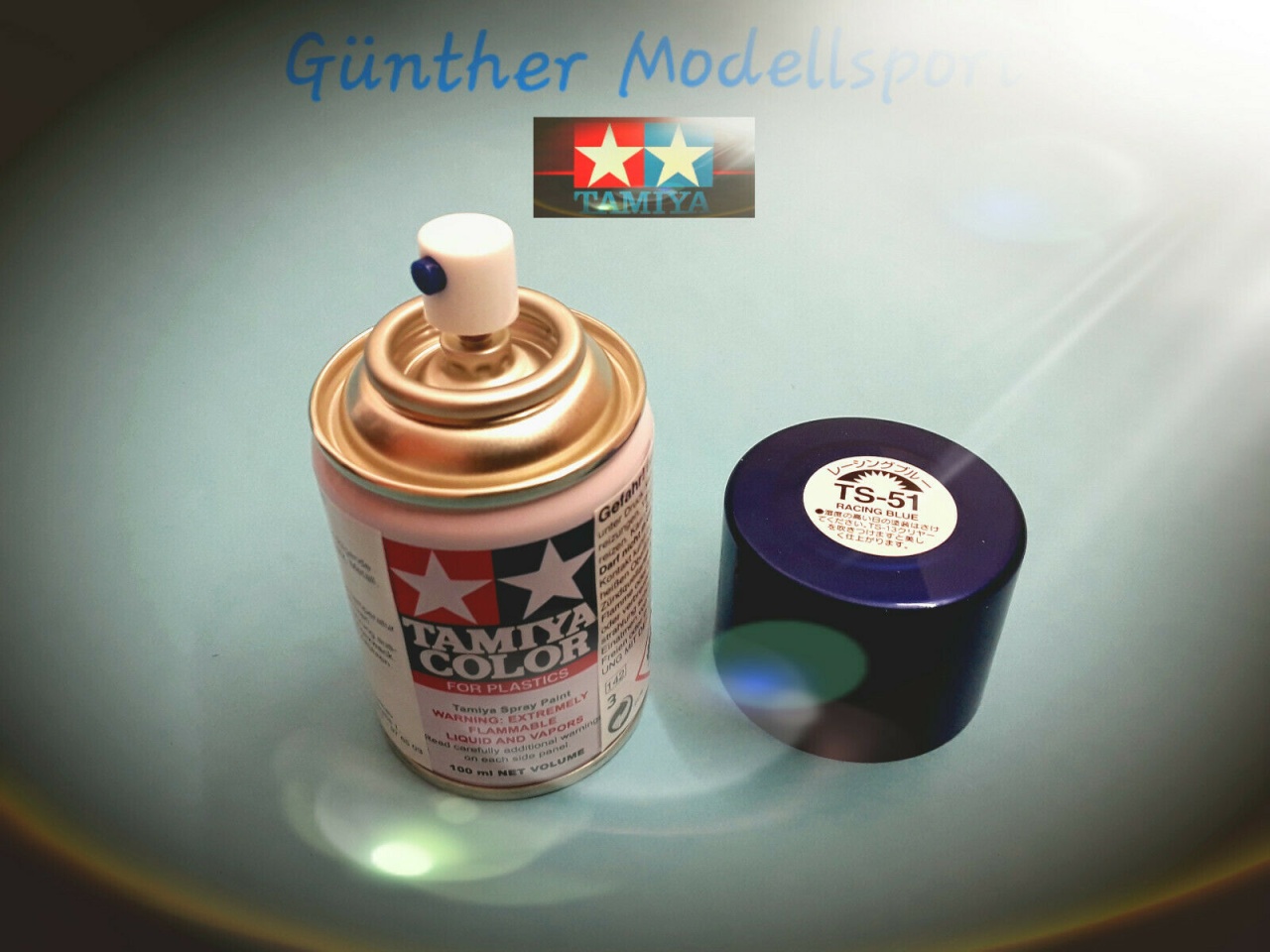 Tamiya TS-51 Racing Blau (Tf) glänzend 100ml, 300085051
