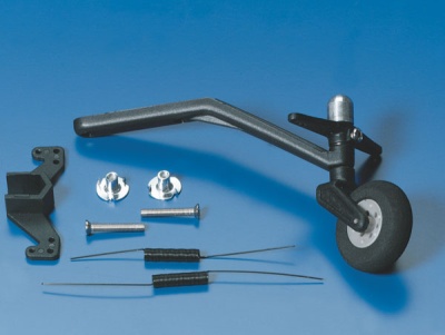 Heckfahrwerk lenkbar Ø40×98 mm