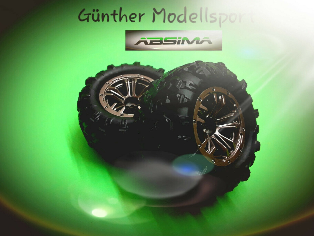 Absima Räder 1:16 Spirit/X Truck/Racer » Tires, AB30-ZJ02