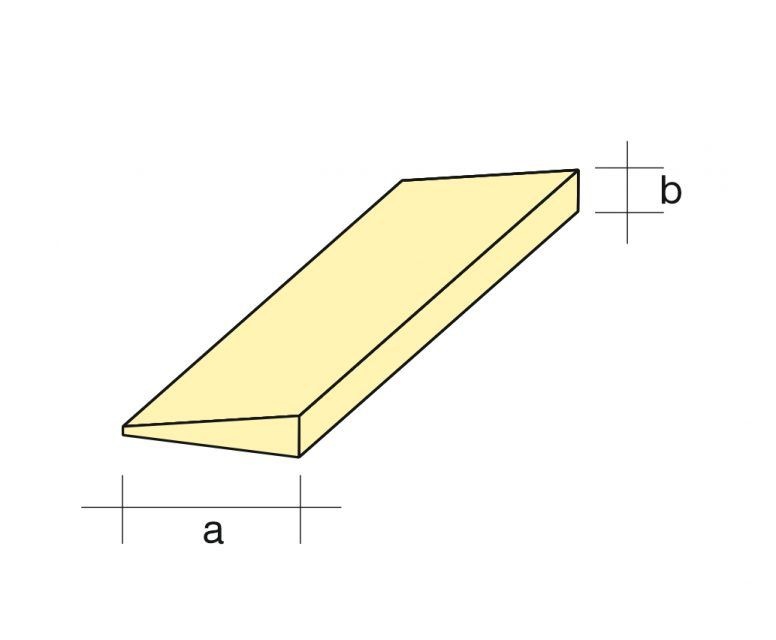Balsa-Endleiste 5x20/1m beidseitig konisch