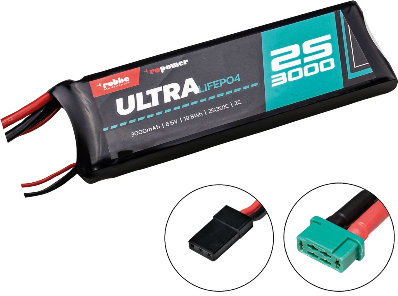 RO-POWER ULTRA LIFEPO4 3000MAH 6,6V 25(30)C