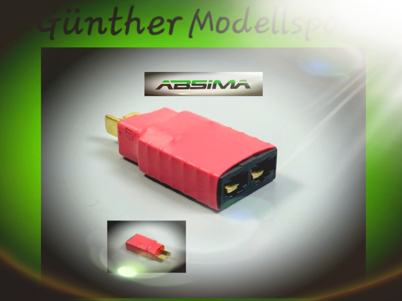 Absima Adapter T-Plug Stecker passend für Traxxas Buchse,