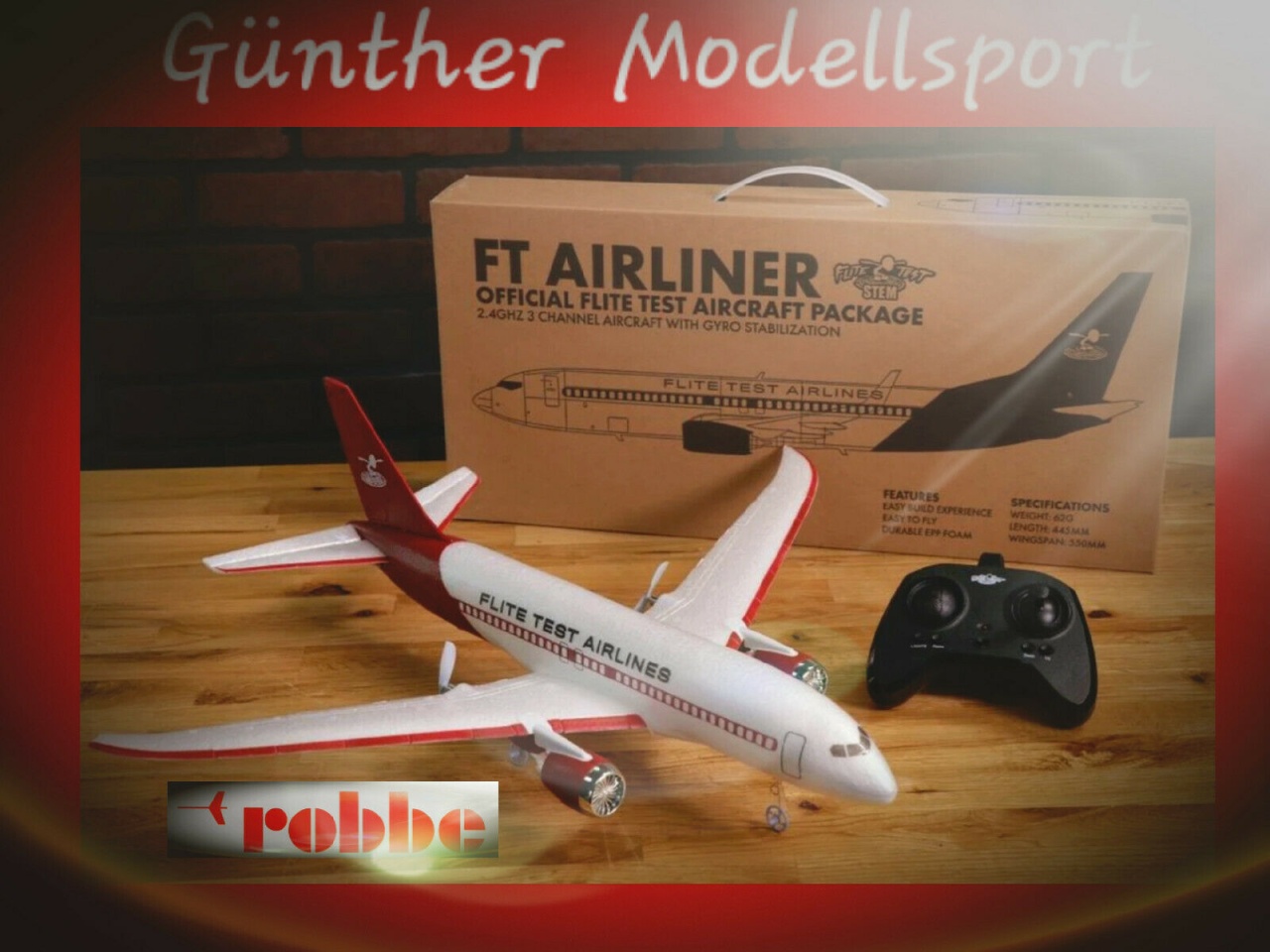 robbe FLITE TEST Micro Airliner RTF, FLT-80600