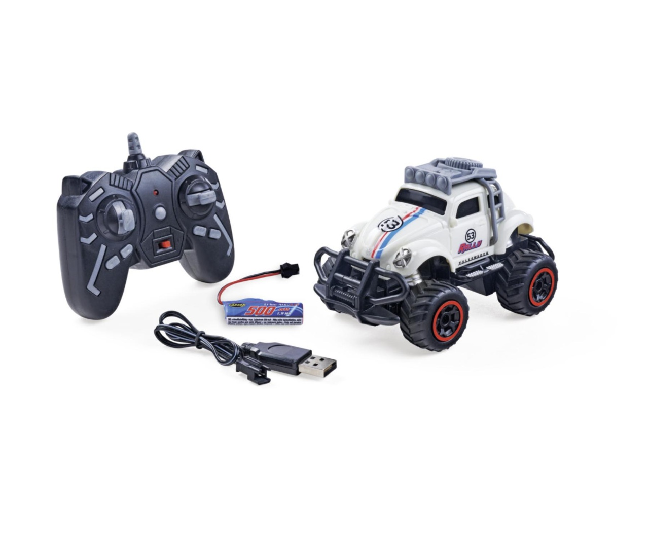 1:32 VW Beetle Rally 2.4GHz RTR weiss