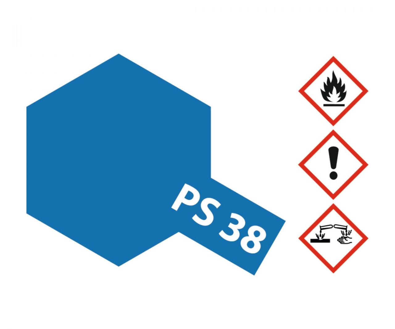 PS-38 Translucent Blau Polyc. 100ml, 109,90EUR/1L