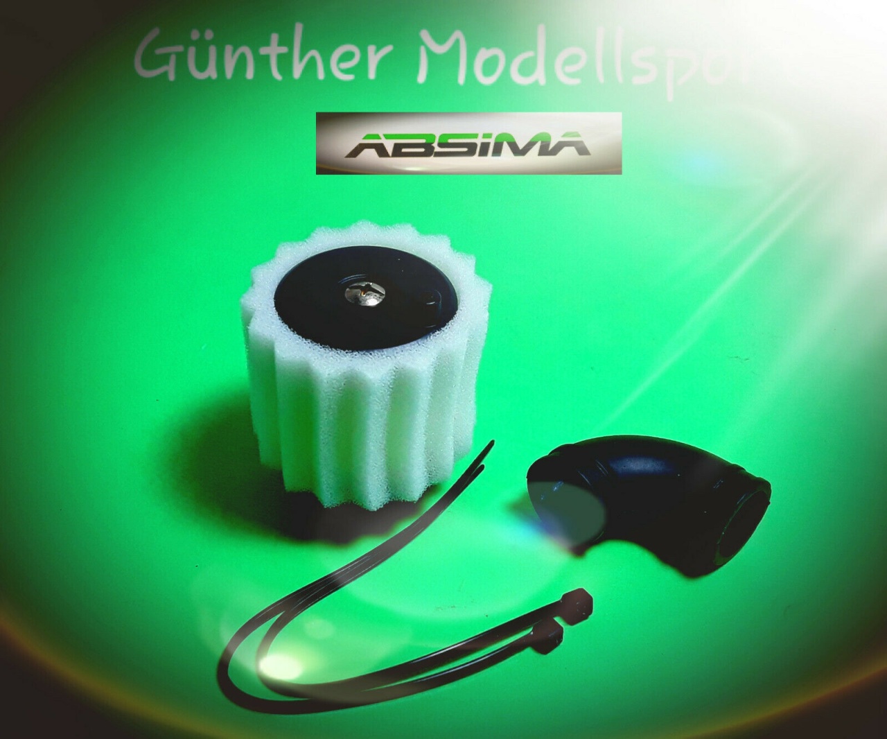 Absima Luftfilter Sternform 1:8 für 21er Motoren, 2300014