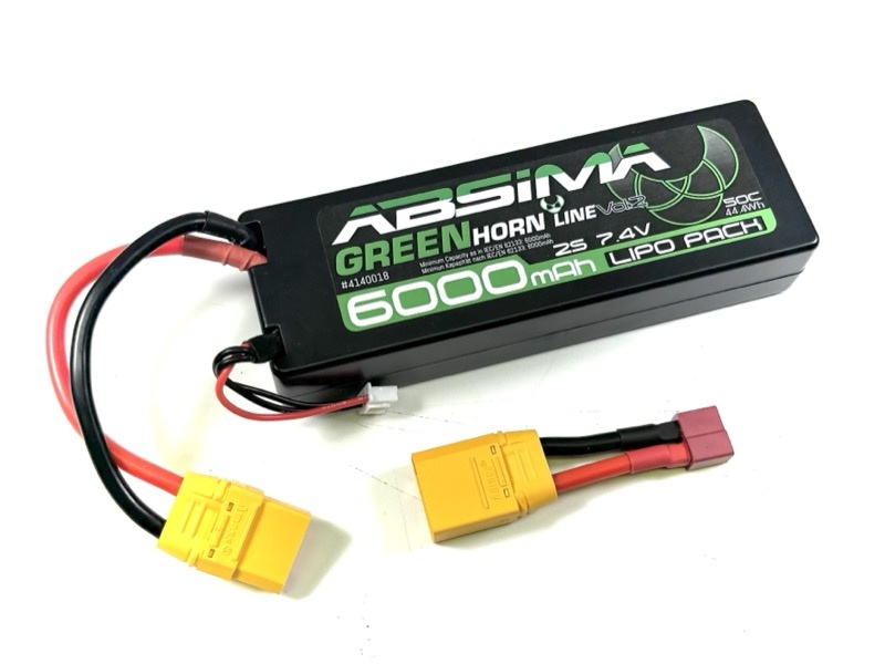 Greenhorn Vol.2 LiPo 2S 7,4V-50C 6000 HC (XT90/T-Plug)