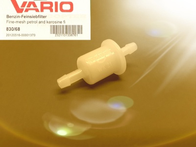 Feinsiebfilter für Benzin/Kerosin Nr.: 830/68 v. Vario