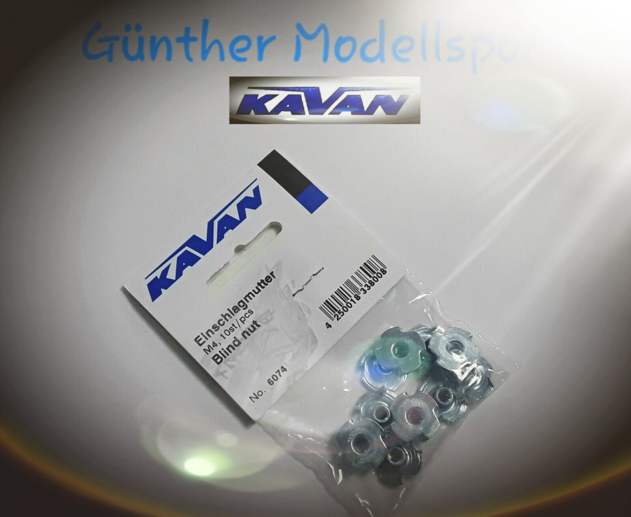 Kavan Einschlagmutter M4, 10 St&uuml;ck, KAV6074