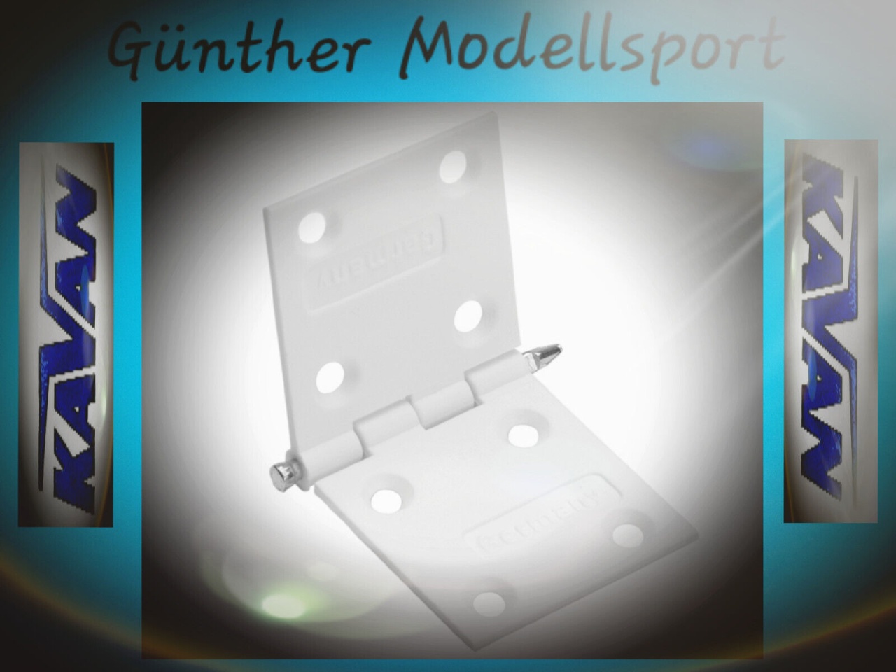 Kavan Scharnier Standard 34 x 16 mm, 10 stück, KAV0073/10