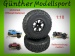 Absima 1:10 Universal-Offroad Räderset schwarz (2), 2500029